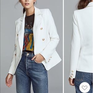 Lioness Palermo Blazer in Ice Blue/Light Gray